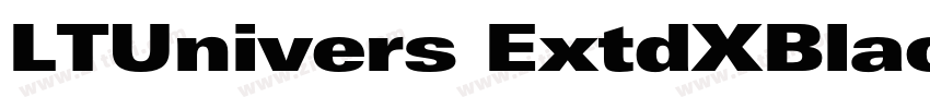 LTUnivers ExtdXBlack字体转换